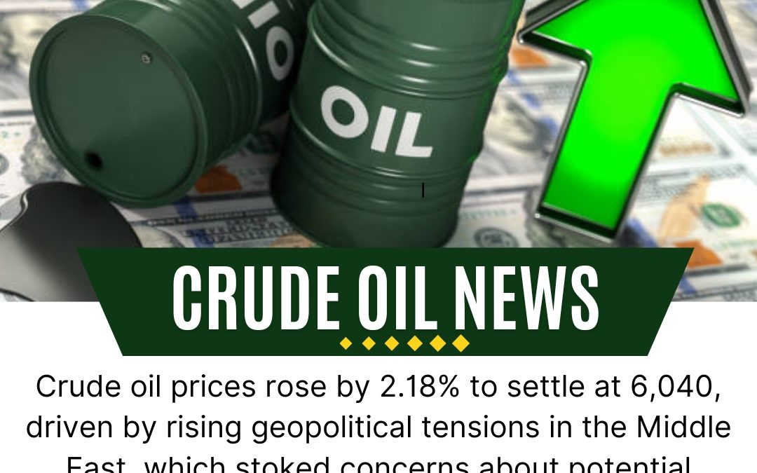 CRUDE OIL NEWS UPDATE BY LUCKY COMMODITY