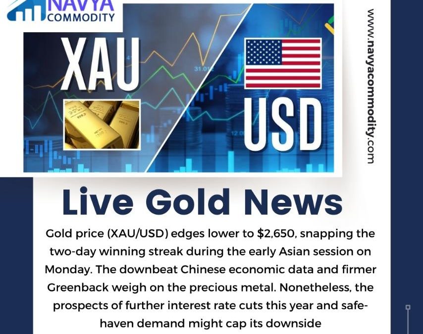 GOLD NEWS UPDATED BY NAVYA COMMODITY