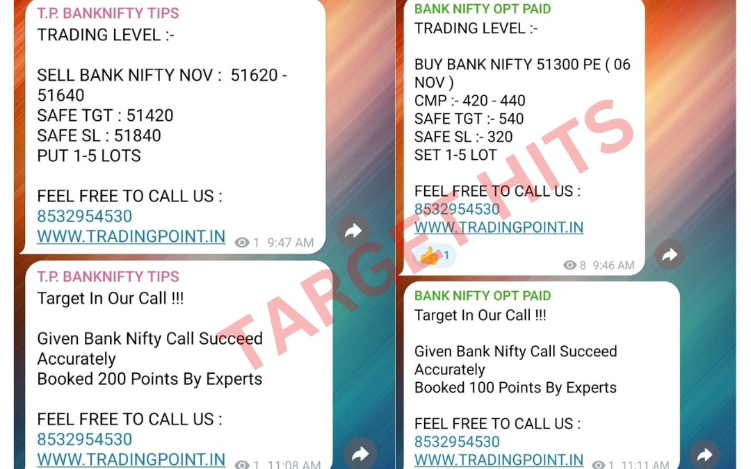 04/11/2024 TODAY AMAZING TARGET HITS BY WWW.TRADINGPOINT.IN BOOK FREE DEMO IN MCX.